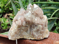 Natural Smokey Phantom Quartz Cluster x 1 From Luena, Congo