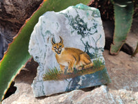 Hand Made Caracal Decoupage Stone Slabs x 8 From Southern Africa