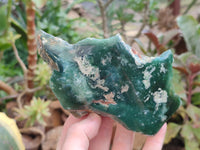 Polished On One Side Emerald Mtorolite Plates x 4 From Mutorashanga, Zimbabwe