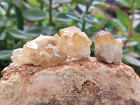 Natural Limonite Quartz Clusters x 70 From Solwezi, Zambia