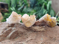 Natural Limonite Quartz Clusters x 70 From Solwezi, Zambia