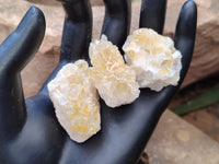 Natural Limonite Quartz Clusters x 70 From Solwezi, Zambia