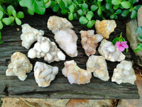 Natural Spirit Quartz Clusters x 12 From Boekenhouthoek, South Africa