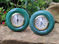 Hand Made Stone Alarm Clocks x 3 From China