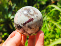 Polished Rubellite Pink Tourmaline Spheres x 4 From Ambatondrazaka, Madagascar