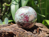 Polished Rubellite Pink Tourmaline Spheres x 4 From Ambatondrazaka, Madagascar