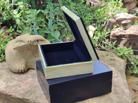 Hand Made Stone Jewellery Box x 1 From Southern Africa