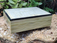 Hand Made Stone Jewellery Box x 1 From Southern Africa