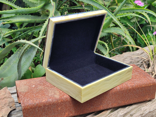 Hand Made Stone Jewellery Box x 1 From Southern Africa