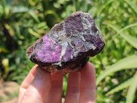 Natural Metallic Purpurite Cobbed Specimens x 12 From Erongo, Namibia