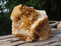 Natural Limonite Quartz Geodes x 2 From Solwezi, Zambia