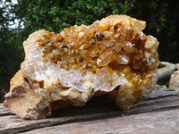 Natural Limonite Quartz Geodes x 2 From Solwezi, Zambia