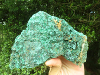 Natural Silky Malachite Specimens x 2 From Kasompe, Congo