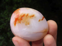 Polished Carnelian Palm Stones x 23 From Madagascar