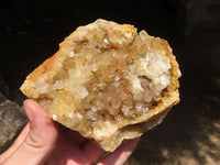 Natural Limonite Quartz Clusters x 4 From Solwezi, Zambia