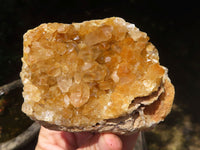 Natural Limonite Quartz Clusters x 4 From Solwezi, Zambia