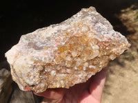 Natural Limonite Quartz Clusters x 4 From Solwezi, Zambia