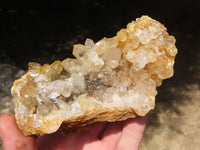 Natural Limonite Quartz Clusters x 4 From Solwezi, Zambia