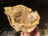 Natural Limonite Quartz Clusters x 4 From Solwezi, Zambia