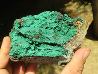 Natural Botryoidal Malachite Specimens x 3 From Congo