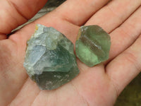 Natural Watermelon Fluorite Cobbed Specimens x 2.6 Kg Lot From Uis, Namibia