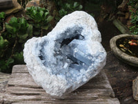 Natural Celestite Geode Specimen x 1 From Sakoany, Madagascar