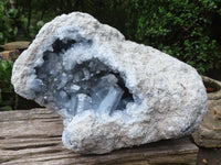 Natural Celestite Geode Specimen x 1 From Sakoany, Madagascar