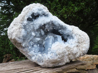 Natural Celestite Geode Specimen x 1 From Sakoany, Madagascar