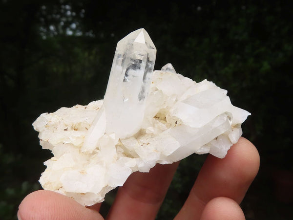 Natural Clear Quartz Clusters x 35 From Madagascar