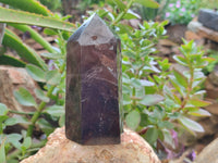 Polished Smokey Quartz Crystals x 2 From Madagascar