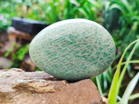 Polished Amazonite Standing Free Forms x 12 From Madagascar