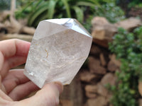 Polished Smokey Quartz Crystals x 2 From Madagascar