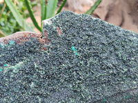 Natural Libethenite Crystals On Dolomite Matrix Specimen x 1 From Shituru, Congo