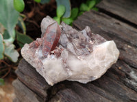 Natural Red Hematoid Quartz Clusters x 6 From Karoi, Zimbabwe