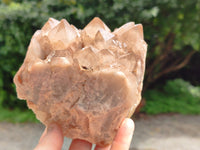 Natural Smokey Phantom Quartz Cluster x 1 From Luena, Congo