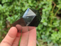 Polished Black Basalt Points x 12 From Antsirabe, Madagascar