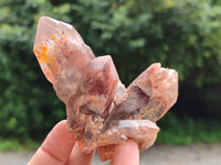 Natural Red Hematoid Quartz Clusters x 6 From Karoi, Zimbabwe