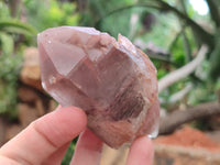 Natural Red Hematoid Quartz Clusters x 6 From Karoi, Zimbabwe