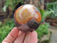 Polished Polychrome Jasper Spheres x 4 From Mahajanga, Madagascar