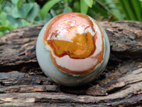 Polished Polychrome Jasper Spheres x 4 From Mahajanga, Madagascar