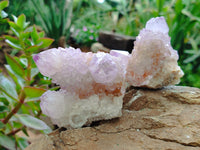 Natural Amethyst Spirit Quartz Clusters x 6 From Boekenhouthoek, South Africa