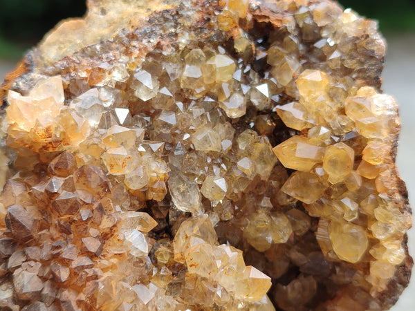 Natural Limonite Quartz Clusters x 2 From Solwezi, Zambia