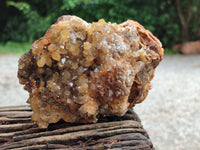 Natural Limonite Quartz Clusters x 2 From Solwezi, Zambia