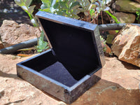 Polished Dumortierite Jewellery Box x 1 From Mozambique