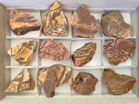 Natural Nguni Jasper Cobbed Specimens x 12 From Prieska, South Africa