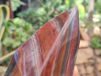 Polished Tiger Iron Jasper Points x 3 From South Africa