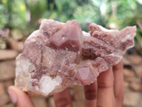 Natural Red Hematoid Quartz Clusters x 6 From Karoi, Zimbabwe