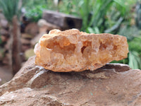 Natural Limonite Quartz Clusters x 12 From Solwezi, Zambia