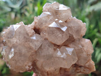 Natural Smokey Phantom Quartz Clusters x 2 From Luena, Congo