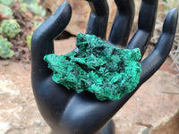 Natural Silky Malachite Specimens x 12 From Kasompe, Congo